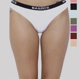 BASIICS by La Intimo Women Pack of 8 Brief Panty-picture-45