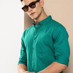 INVICTUS Slim Fit Opaque Pure Cotton Casual Shirt-picture-21