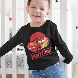 KINSEY Boys Car Printed Round Neck T-shirt-picture-20