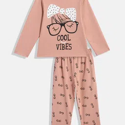 Here&Now X Denikid Girls Pure Cotton Printed T-shirt with Leggings-picture-38