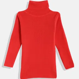 RVK Kids Solid Turtle Neck Pullover-picture-25