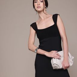 MANGO Square Neck Sheath Mini Dress-picture-16