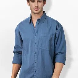 The Roadster Life Co. Spread Collar Pure Cotton Casual Shirt-picture-25