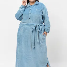 KLOTTHE Bath Robe With Belt-picture-7