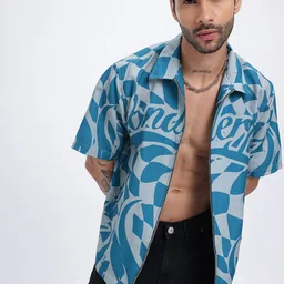 glitchez Casual Comfort Printed Relaxed Fit Shirt-image-1