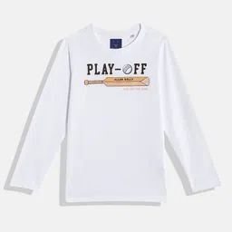Allen Solly Junior Boys Brand Logo Printed T-shirt-picture-51