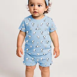 YK X Minute Mirth Infant Girls Peanuts Printed Clothing Set-picture-44