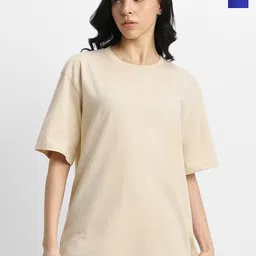 JUNEBERRY Pack Of 2 Oversized Pure Cotton T-shirts-picture-28