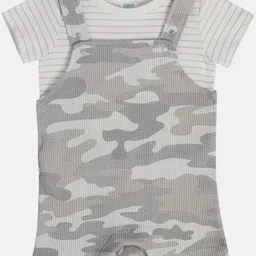 MINI KLUB Boys Camouflage Printed Dungarees-image-39