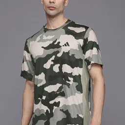 ADIDAS Camouflage All Over Print Training T-shirt-picture-47