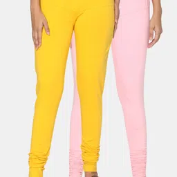 TSG Bliss Women Pack of 2 Bio Wash Churidar Leggings-image-92