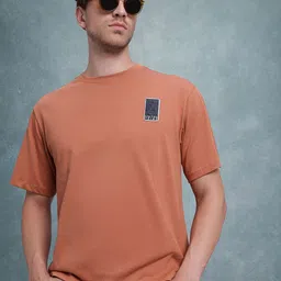 The Roadster Life Co. Typography Printed Pure Cotton Relaxed Fit T-shirt-picture-54