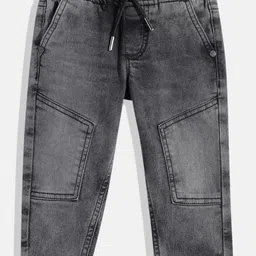 HERE&NOW Boys Heavy Fade Comfort Fit Stretchable Jeans-picture-48