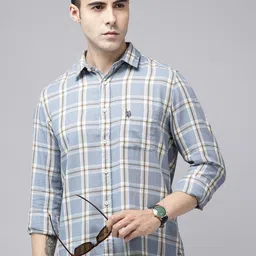 U.S. Polo Assn. Denim Co. Checked Pure Cotton Casual Shirt-picture-22