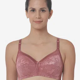 Triumph Purple Jolly Fit Deluxe Mature Wireless Non-Padded Full Coverage Big-Cup Bra-picture-33