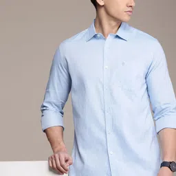 French Connection Men Premium Slim Fit Pure Cotton Casual Shirt-picture-34