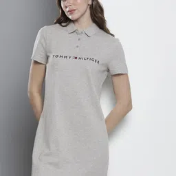 Tommy Hilfiger Solid T-shirt Dress-picture-18