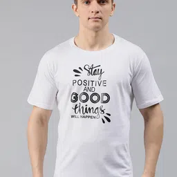 BRATMA Men White Printed Round Neck T-shirt-image-81