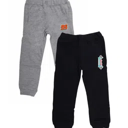 YK Disney Boys Pack Of 2 Solid Slim-Fit Joggers-picture-31