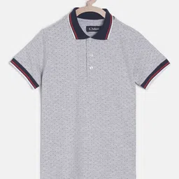 LAdore Boys Grey Printed Polo Collar T-shirt-picture-10