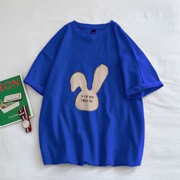 KPOP Women Solid Round Neck T-shirt-picture-15