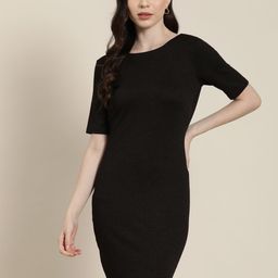 Qurvii Solid Bodycon Dress-picture-39