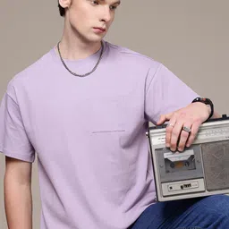 The Roadster Life Co. Pure Cotton Pockets Drop-Shoulder Sleeves Relaxed Fit T-shirt-picture-45