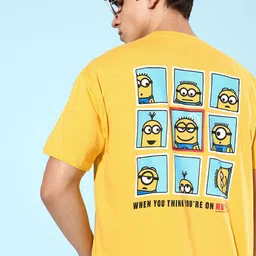 Minions by Kook N Keech Minions Printed Pure Cotton Oversize T-shirt-picture-38