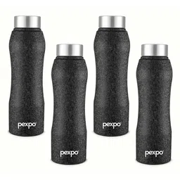 Pexpo Black 4 Pieces Stainless Steel Water Bottle 1L-picture-26