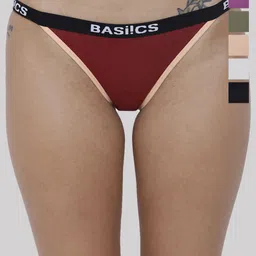 BASIICS by La Intimo Moda Pack of 6 Basic Briefs BCPBR090F09K-picture-11