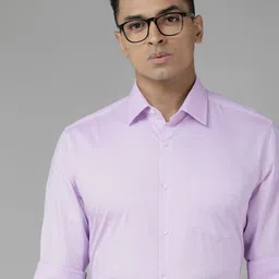 Van Heusen Custom Fit Self Design Pure Cotton Formal Shirt-picture-40