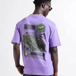 The Indian Garage Co Men Boxy Batman Printed T-Shirt-picture-25