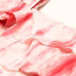 Ethnovog Tie and Dye Ruffled A-Line Midi Dress image 5