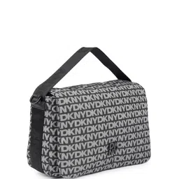 DKNY Printed Structured Shoulder Bag with Detachable Sling Strap image 4