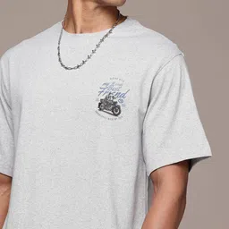 R.Code by The Roadster Life Co. Men Printed Relaxed Fit T-shirt image 2