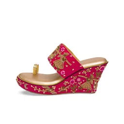 Kkarma Ethnic Embellishment Wedge Sandal image 2