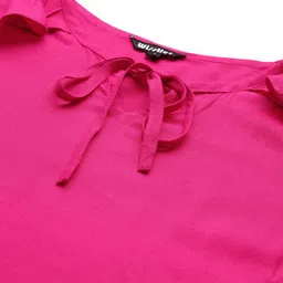 WISSTLER Tie-Up Neck Ruffles Top image 3