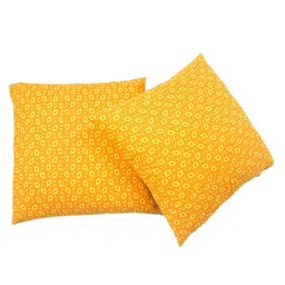Contrast Living Set Of 2 Orange & Yellow Printed Square Cushion Cover image 5
