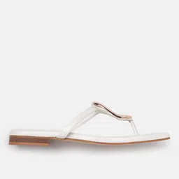 ZORI WORLD Women Embellished Open Toe Flats image 5