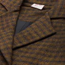 all about you Checked Double-Breasted Longline Coat image 2