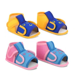 Smartots Infants Pack Of 2 Pure Cotton Booties image 2