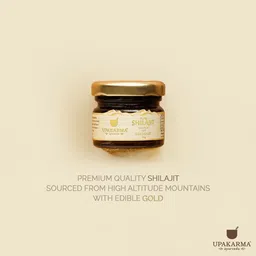 UPAKARMA Ayurveda Pure Shilajit Resin with Gold Dust 20g image 3