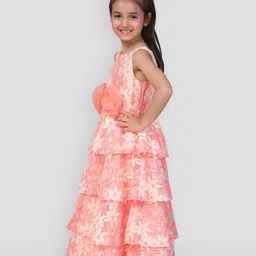 Lil Peacock Sleeveless Lace Tiered Fit & Flare Dress image 3