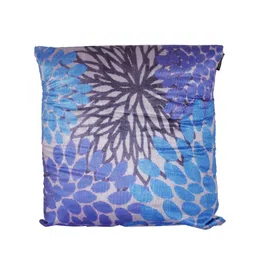 ROMEE White & Pink Set of 2 Geometric Square Cushion Covers With Velvet Finish image 4