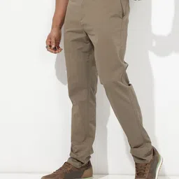 The Roadster Lifestyle Co. Men Solid Regular Fit Trousers image 5