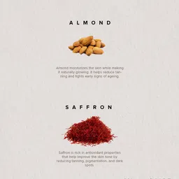 Khadi Natural Set of Saffron & Almond Handmade Herbal Soaps image 5