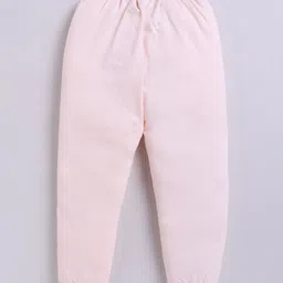 Happy Faces Girls Smiley Printed Pure Cotton Joggers image 4