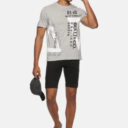 bollti Typography Printed Round Neck Cotton T-shirt image 4