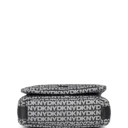 DKNY Printed Structured Shoulder Bag with Detachable Sling Strap image 2