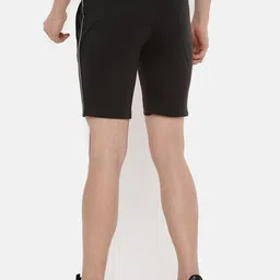 Dollar Men Pack of 2 Black Solid Regular Shorts image 2